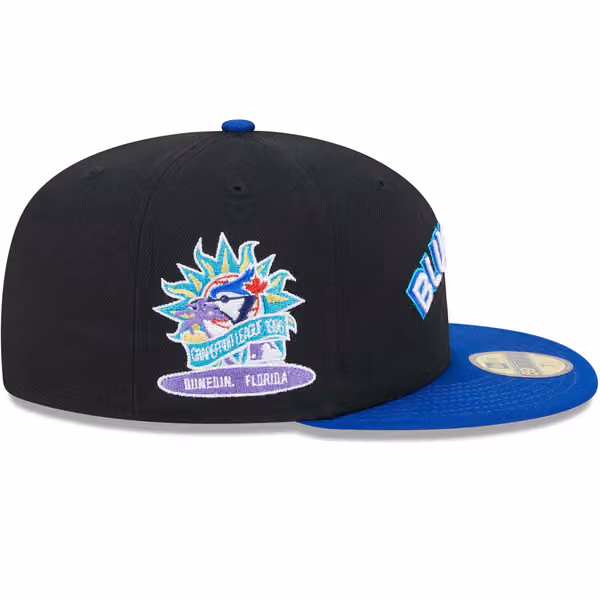 Toronto Blue Jays Retro 1996 Spring Training New Era 59FIFTY Fitted Cap Black view 5