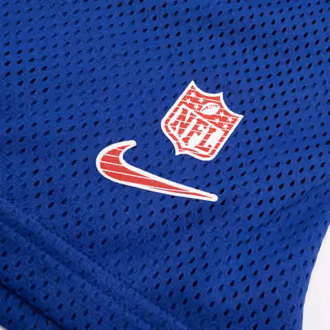 New York Giants 2024 NFL Sideline Mesh Nike Dri-FIT Shorts Blue view 4