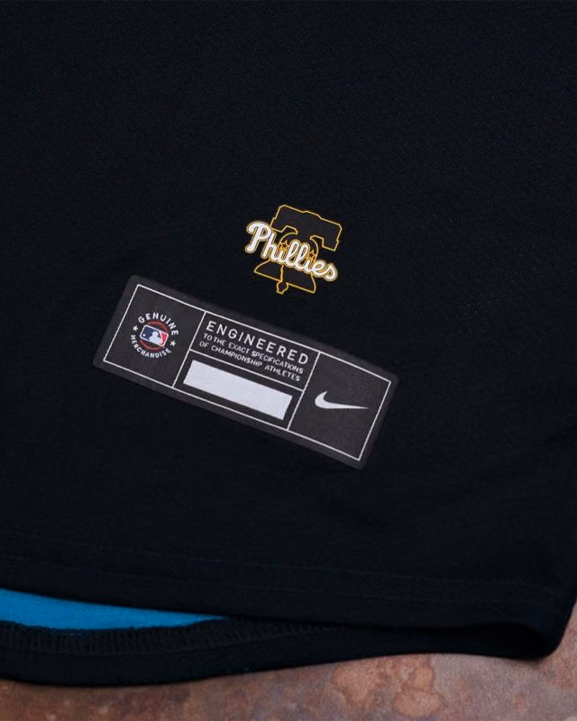 Philadelphia Phillies Nike Limited City Connect MLB Jersey Blue view 5