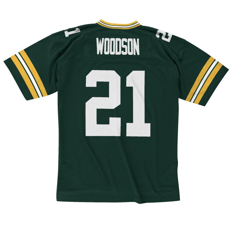 Charles Woodson #21 Green Bay Packers Legacy Throwback NFL Jersey Green view 2
