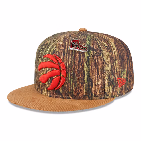 Toronto Raptors 2025 NBA All-Star Game Forrest Camo 9FIFTY Snapback Cap product photo
