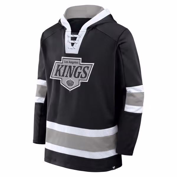 Los Angeles Kings Laced NHL Hoodie Black view 2