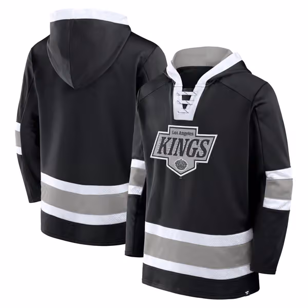 Los Angeles Kings Laced NHL Hoodie Black view 1