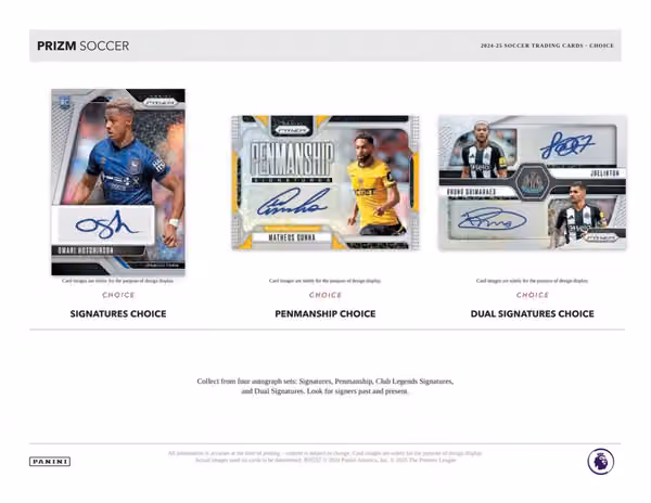 2024/25 Panini Prizm Premier League Soccer EPL Choice Box view 4