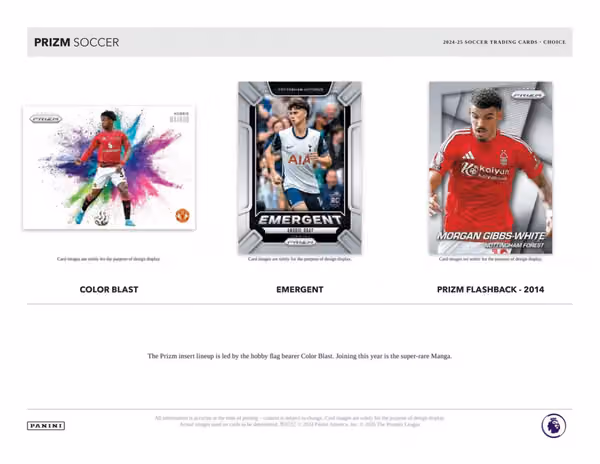 2024/25 Panini Prizm Premier League Soccer EPL Choice Box view 3