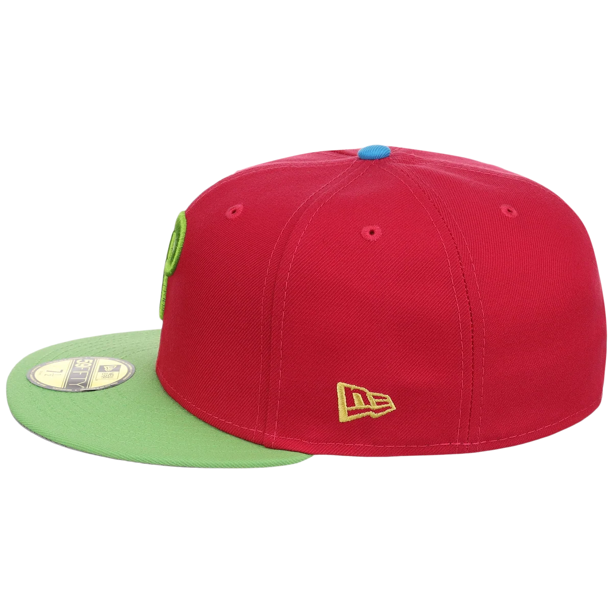 Philadelphia Phillies Philly Crown the City - Prince New Era 59FIFTY (Pink/Neon Green) detail view