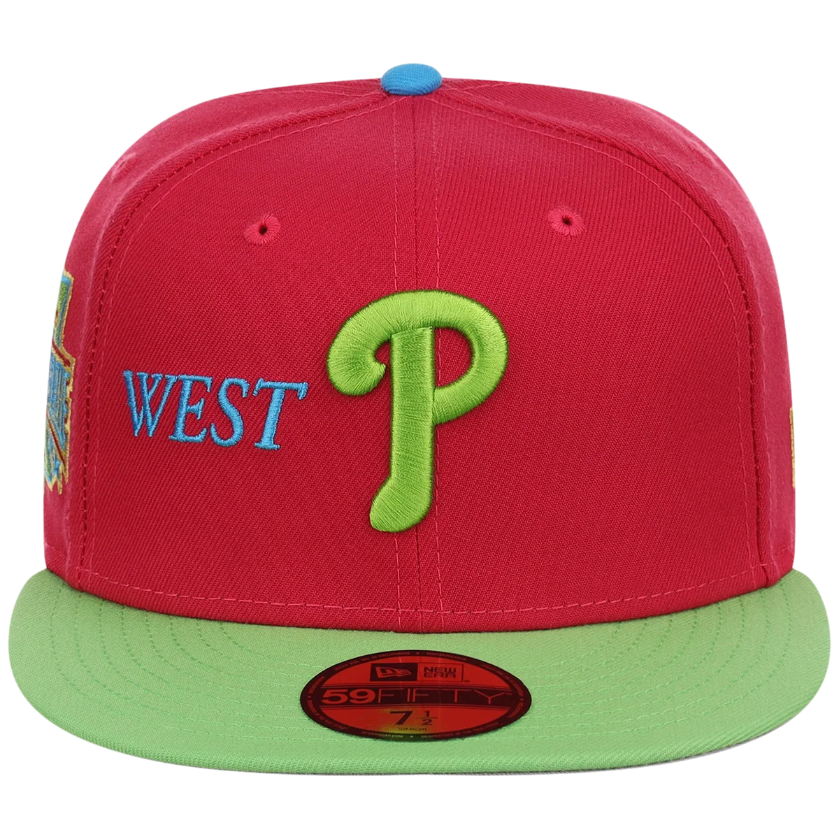 Philadelphia Phillies Philly Crown the City - Prince New Era 59FIFTY (Pink/Neon Green) detail view