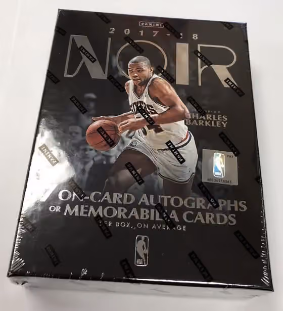 2017/18 Panini Noir Basketball Hobby Box NBA view 1