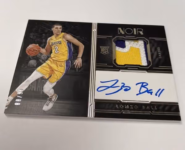 2017/18 Panini Noir Basketball Hobby Box NBA view 2