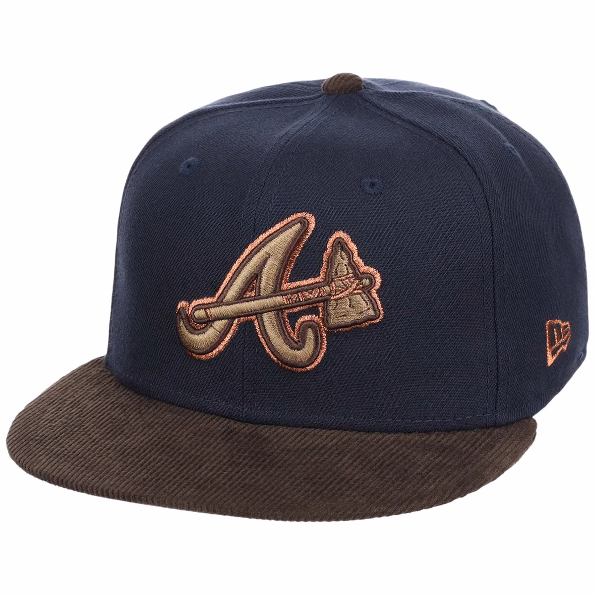 Atlanta Braves MLB Nightshift Standard New Era 59FIFTY detail view