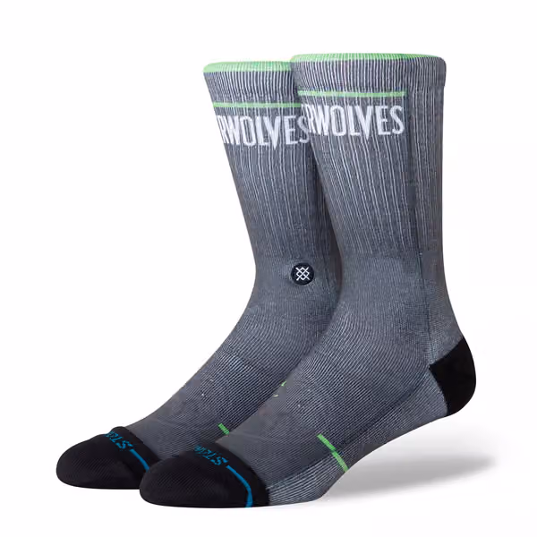 Minnesota Timberwolves 2025-26 NBA Statement Edition Crew Socks view 1