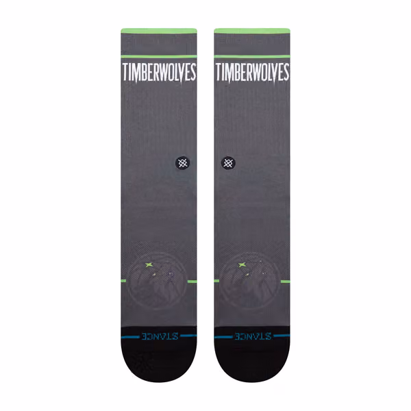 Minnesota Timberwolves 2025-26 NBA Statement Edition Crew Socks view 2