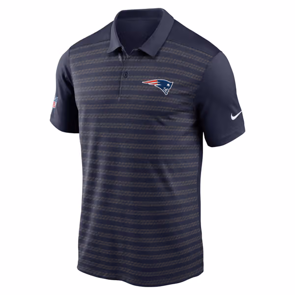 New England Patriots 2024 NFL Sideline Victory Nike Dri-FIT Polo Shirt Navy view 2