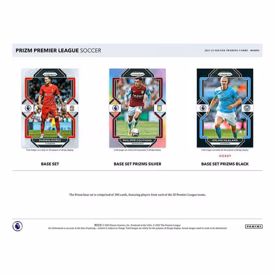 2022/23 Panini Prizm Premier League Soccer EPL Hobby Box view 2