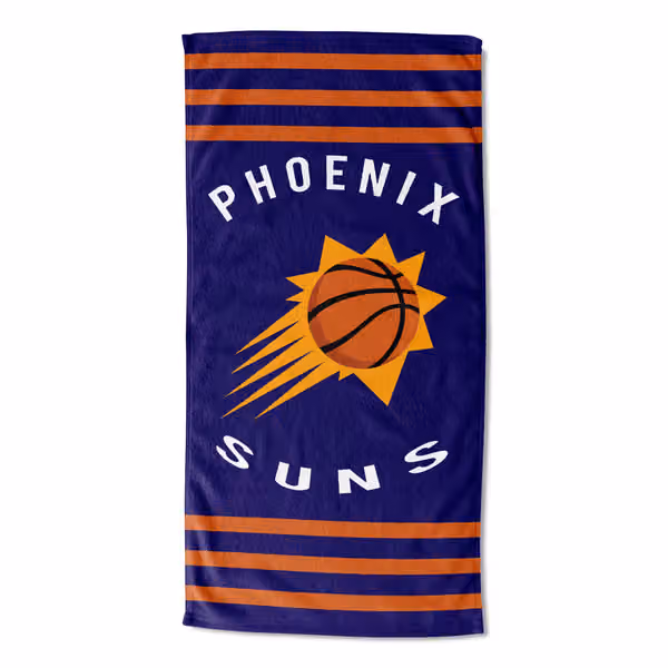 Phoenix Suns Stripes NBA Beach Towel view 1