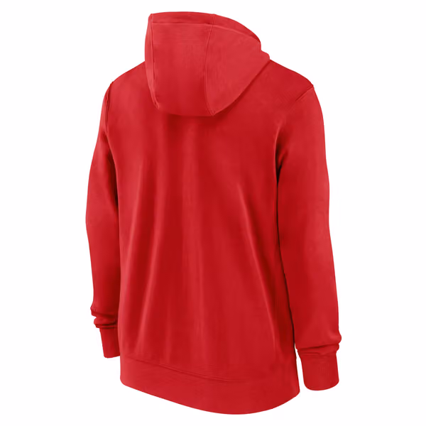 Philadelphia Phillies Knockout Script MLB Full-Zip Hoodie Red view 2