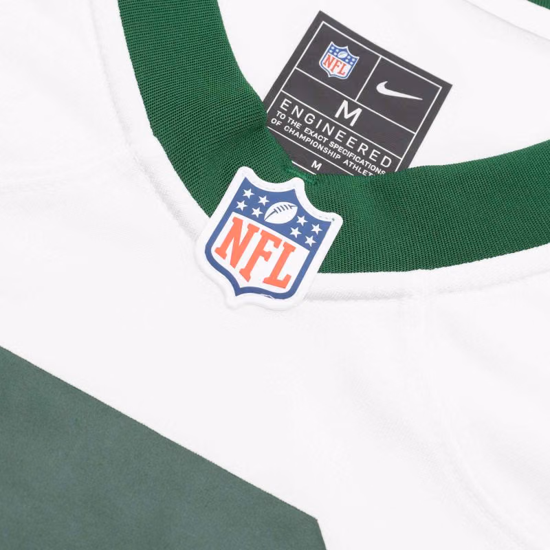 Aaron Rodgers #8 New York Jets Nike Game NFL Jersey White view 6