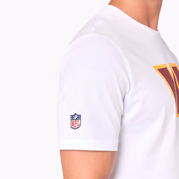 Washington Commanders Team Logo New Era NFL T-Shirt White view 3