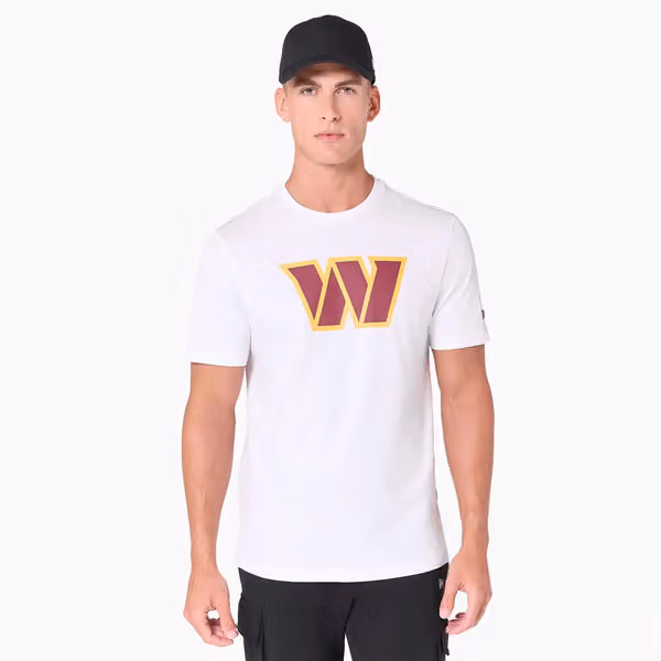 Washington Commanders Team Logo New Era NFL T-Shirt White view 1
