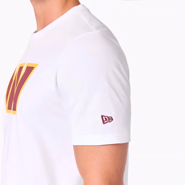 Washington Commanders Team Logo New Era NFL T-Shirt White view 4