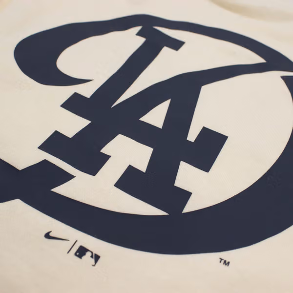 Los Angeles Dodgers City Connect 2-Hit Club Crew Pullover Cream view 5