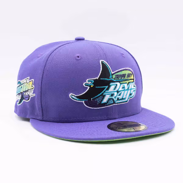 Tampa Bay Devil Rays 1998 Inaugural Season Cooperstown New Era 59FIFTY MLB Cap product photo