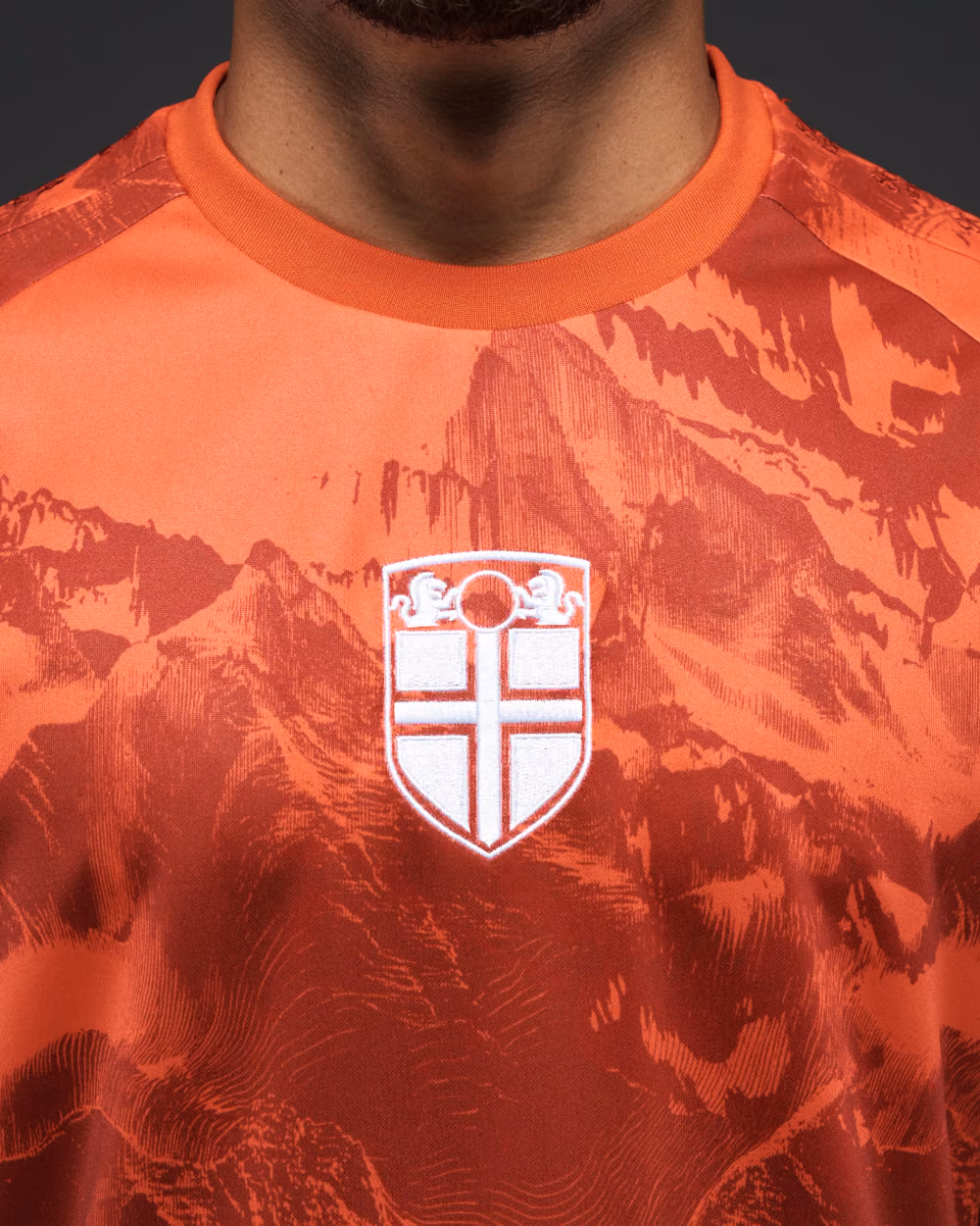 Jersevo Custom Personalized Norway Heritage Jersey (2026WC Edition) crest detail