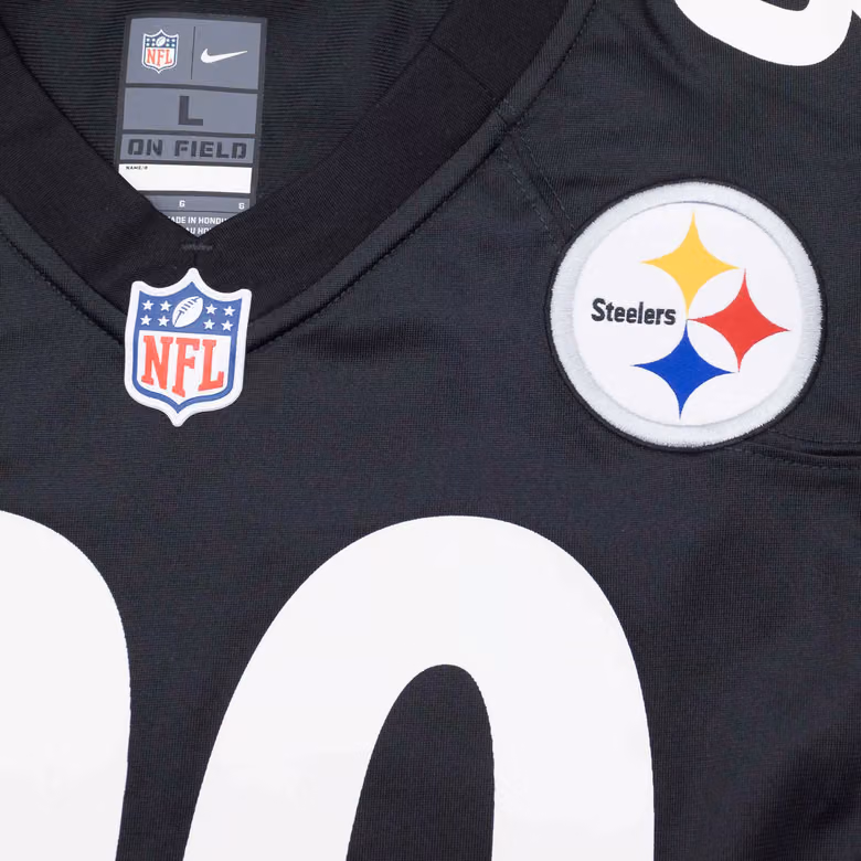 T.J. Watt #90 Pittsburgh Steelers Nike Game NFL Football Jersey Black view 5