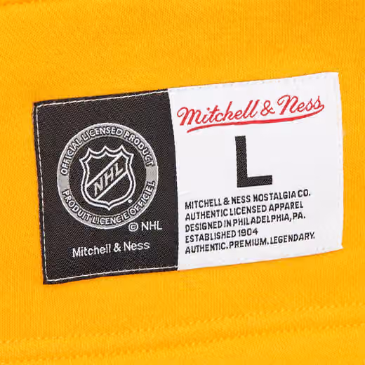 Minnesota Wild Mitchell & Ness Heritage NHL Lace-Up Jersey Crew view 3