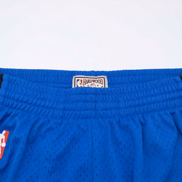 Minnesota Timberwolves 2015-16 Mitchell & Ness Swingman NBA Shorts Blue view 4