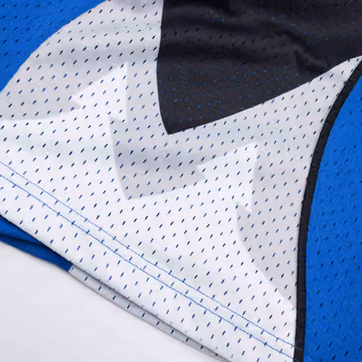 Minnesota Timberwolves 2015-16 Mitchell & Ness Swingman NBA Shorts Blue view 3