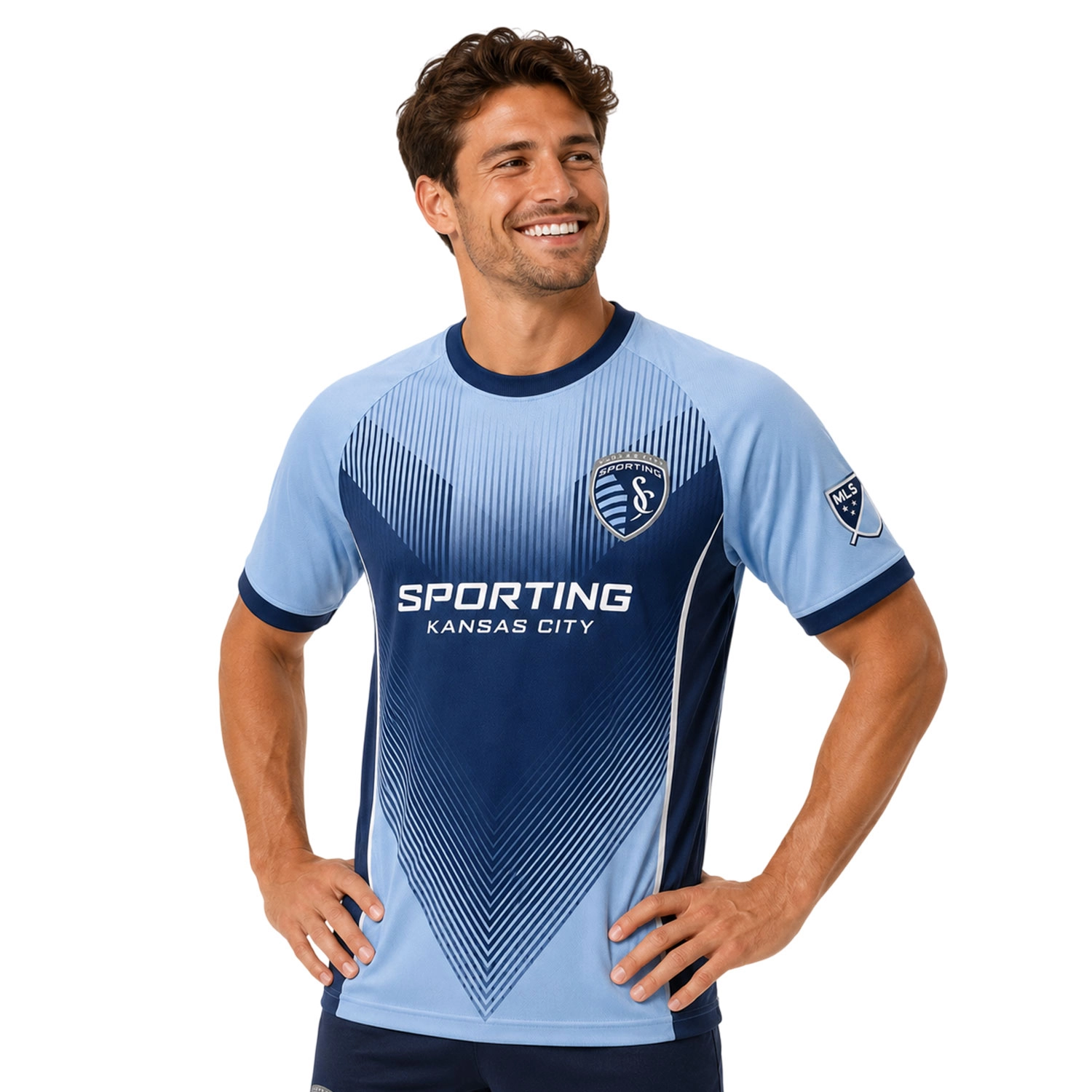 Sporting KC MLS Jersey Personalized Dynamic V Line Style