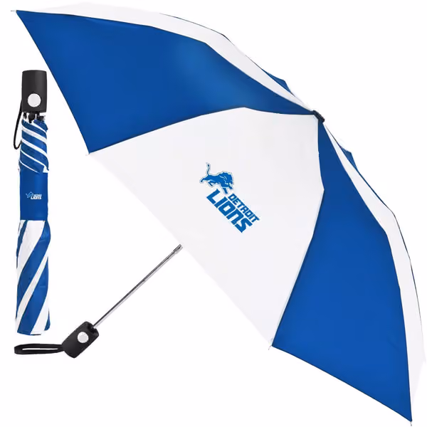 Detroit Lions Auto Folding NFL Umbrella view 1