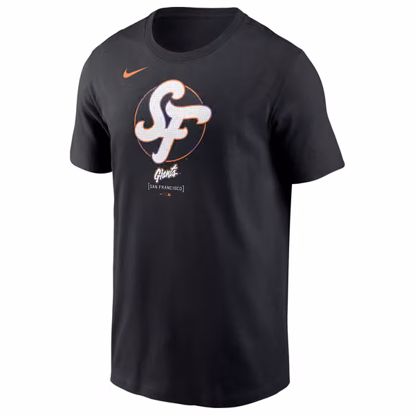 San Francisco Giants City Connect Nike MLB T-Shirt Black view 1