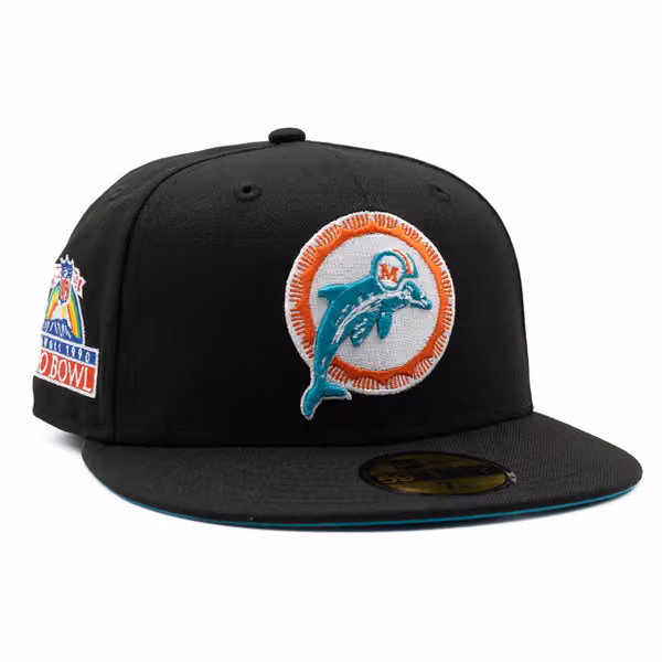 Miami Dolphins 1990 Pro Bowl New Era 59FIFTY Fitted NFL Cap product photo