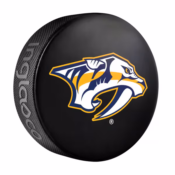Nashville Predators Logo Souvenir Collector NHL Puck view 1