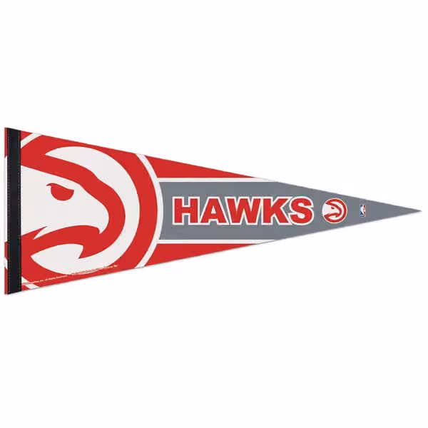 Atlanta Hawks Big Logo Premium NBA Pennant view 1