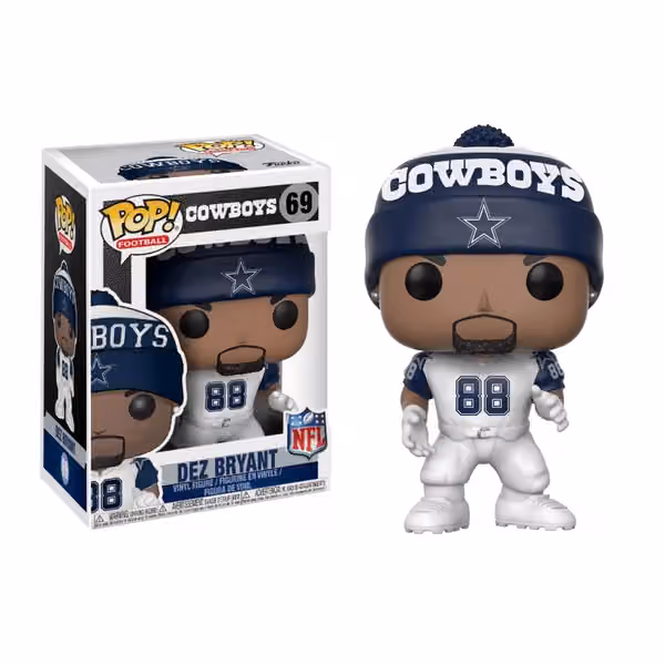 Funko POP! #69 Dez Bryant Dallas Cowboys Vinyl NFL Figure view 1
