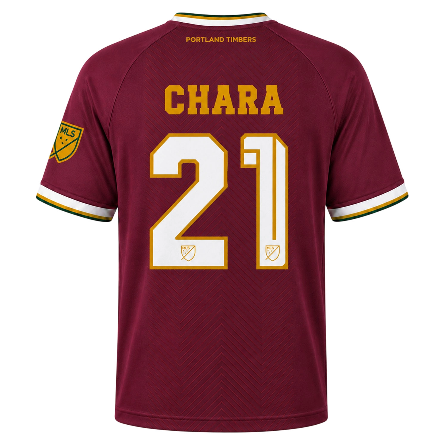 Portland Timbers Diego Chara Jersey Elite Retro Burgundy