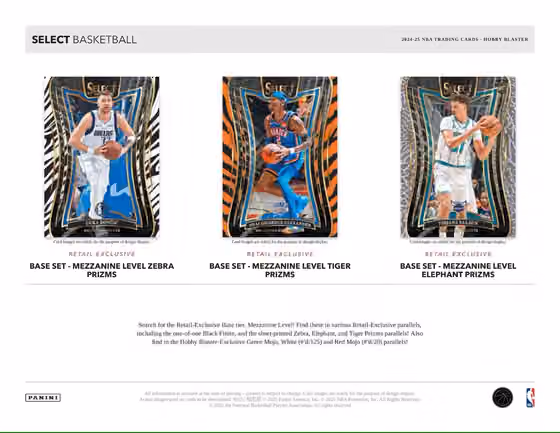 2024/25 Panini Select Basketball NBA BLASTER Box view 5