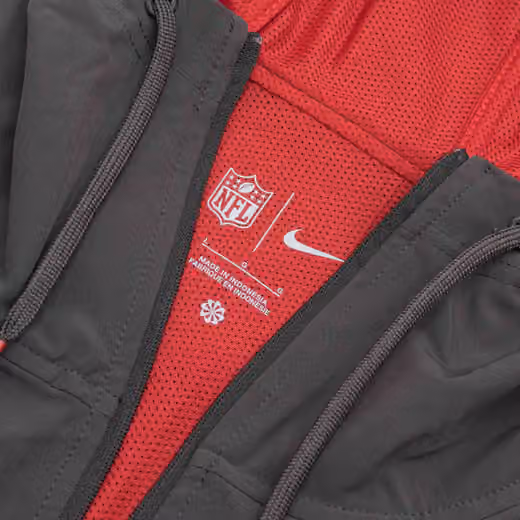 Tampa Bay Buccaneers On-Field 2022 NFL Sideline Nike Lightweight Player Jacket view 5