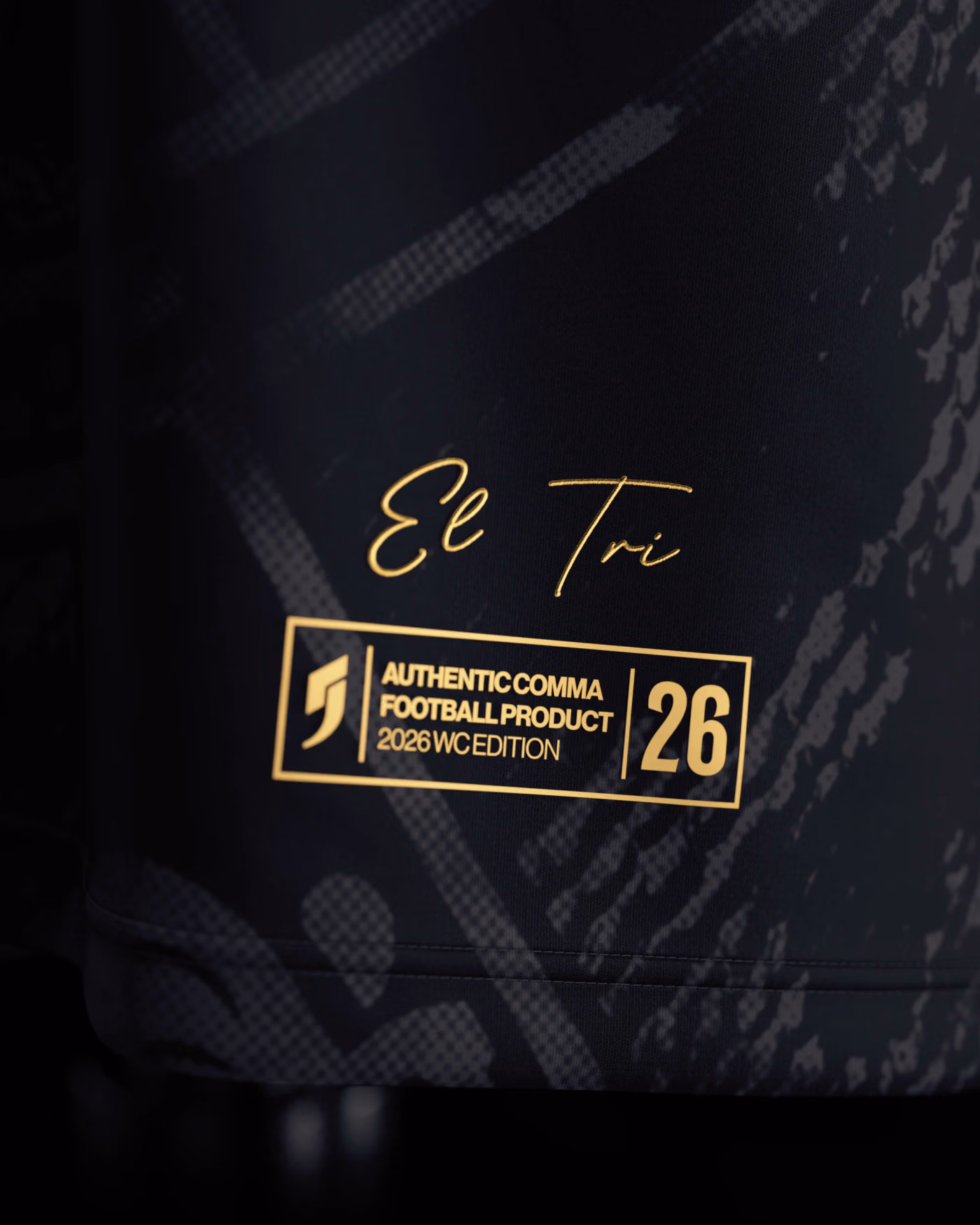 Jersevo Custom Personalized Mexico Heritage Jersey (2026WC Edition) - Black detail view 6