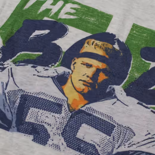 Brian The Boz Bosworth Seattle NFL T-Shirt view 2