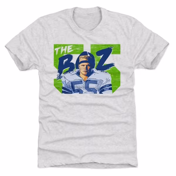 Brian The Boz Bosworth Seattle NFL T-Shirt view 1