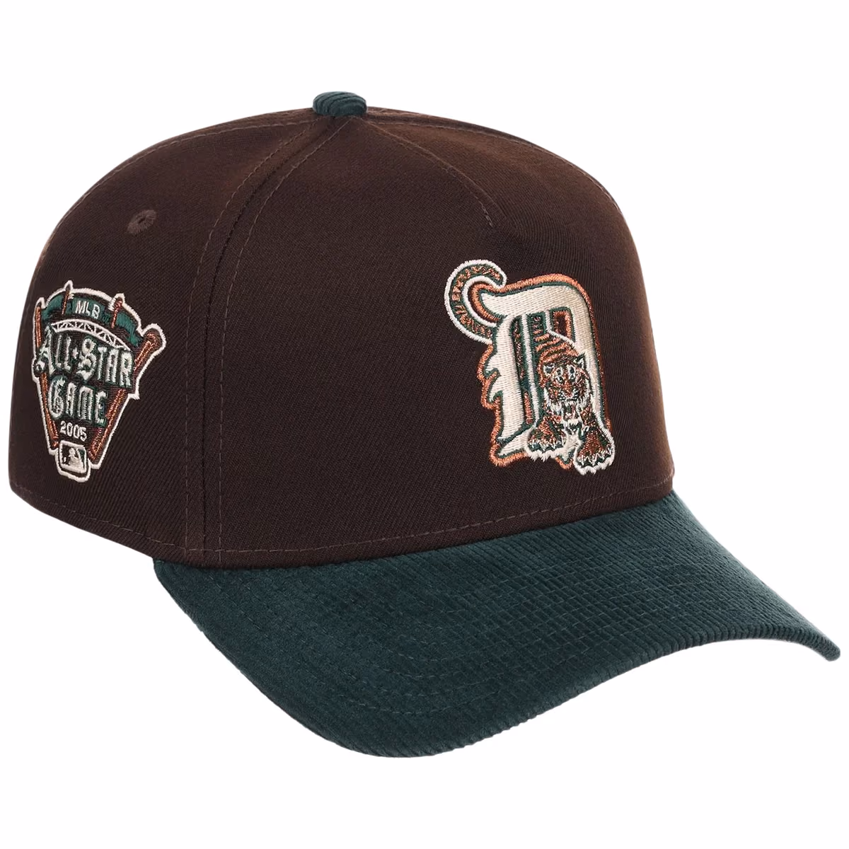 Detroit Tigers MLB Forest Ember New Era 9FORTY A-Frame front view