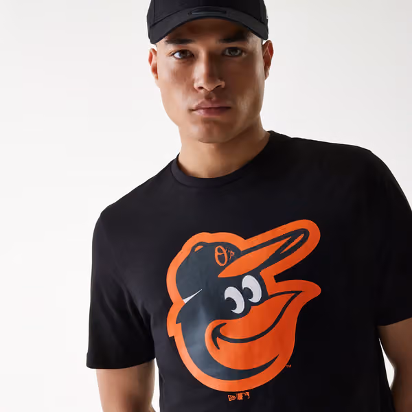 Baltimore Orioles Team Logo New Era MLB T-Shirt Black view 5
