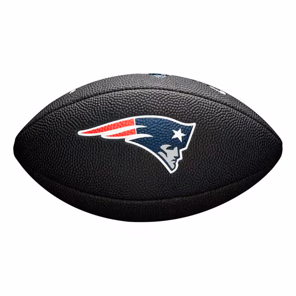 New England Patriots NFL Wilson Mini Football Black view 3