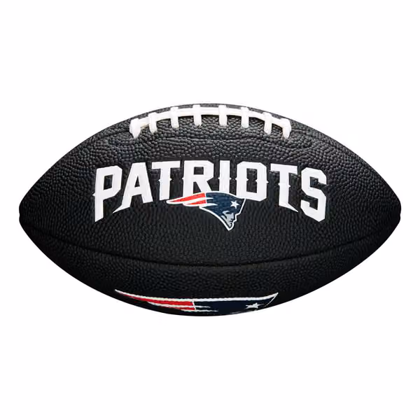 New England Patriots NFL Wilson Mini Football Black view 1