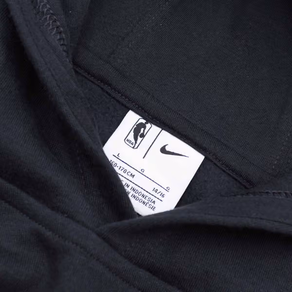 Miami Heat Nike Fleece Essential NBA Hoodie Black (YOUTH) view 4
