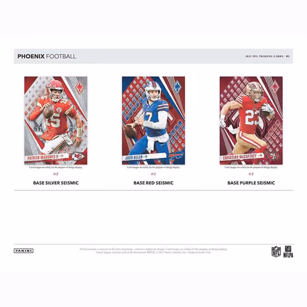 2023 Panini Phoenix Football NFL Hobby Hybrid H2 Box view 2